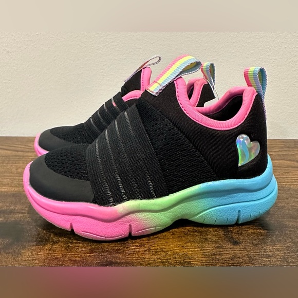 Skechers Toddler Girl and Baby Flex Blast Sneakers NWT Size 5 - Picture 1 of 9